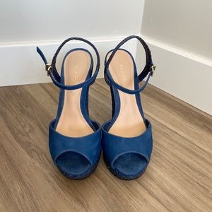 Aldo Peep Toe Ankle Strap Sandals